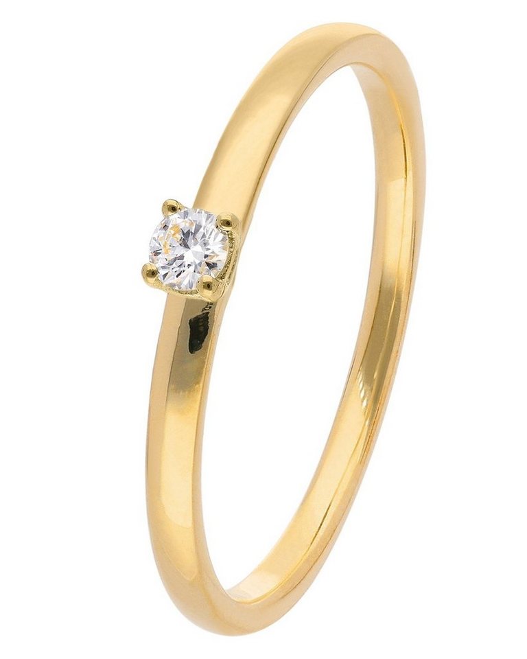 trendor Solitärring Gold 585/14K Brillant 0,06 ct trendor Solitärring Gold 585/14K Brillant 0,06 ct von trendor