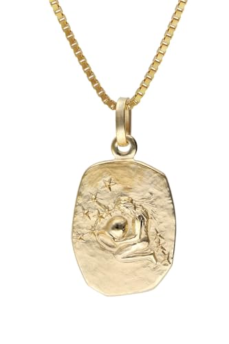 trendor Wassermann Sternzeichen Gold 333 mit vergoldeter Silberkette 15382-02-40 40 cm von trendor
