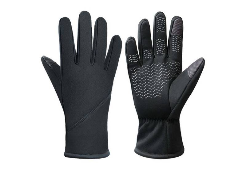 trends for living Fleecehandschuhe Fahrradhandschuhe, Winterwander und Skihandschuhe rutschfesthandschuhe Winddicht regendicht kältebeständig wärmend empfindlicher Touchscreen von trends for living
