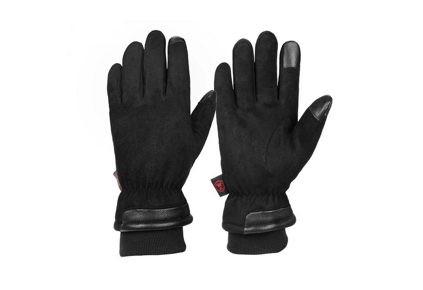 trends for living Fleecehandschuhe Fahrradhandschuhe, Winterwander und Skihandschuhe rutschfesthandschuhe Winddicht regendicht kältebeständig wärmend empfindlicher Touchscreen von trends for living