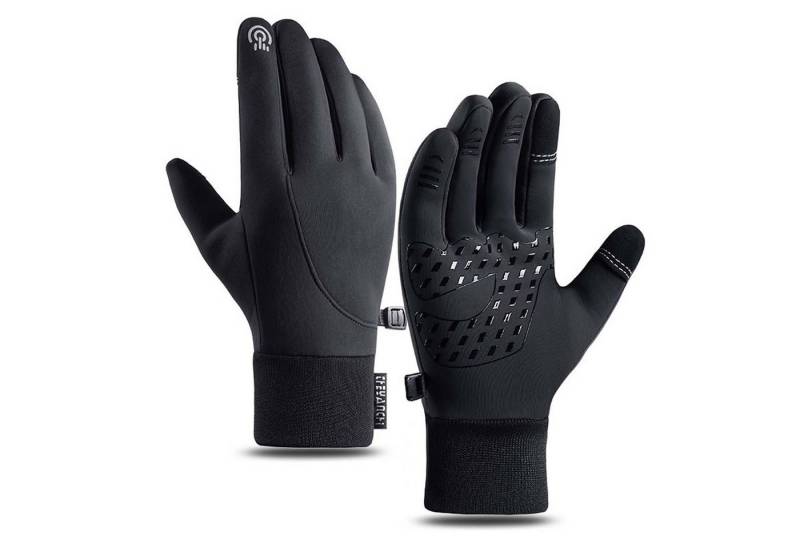 trends for living Fleecehandschuhe Fahrradhandschuhe Winterhandschuhe zum Wandern Skifahren rutschfest Touchscreen-kompatibel wind wasserdicht fleecegefüttert warmeHandschuh von trends for living