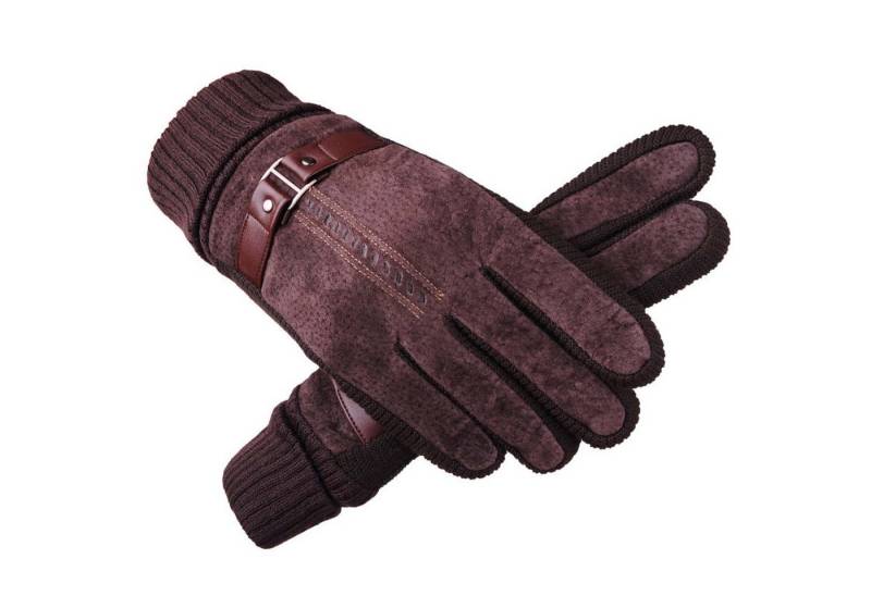 trends for living Fleecehandschuhe Plüschhandschuhe Skifahren im Winter Radfahren warm dick rutschfester von trends for living