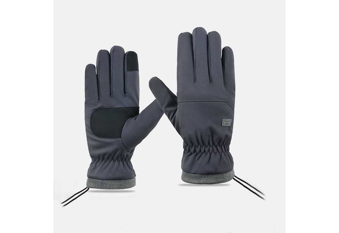 trends for living Fleecehandschuhe Winter Fahrradhandschuhe Warm Skihandschuhe wasserdichte Touchscreen Thermohandschuhe rutschfeste für Laufen, Fahren, Wandern, Skifahren von trends for living