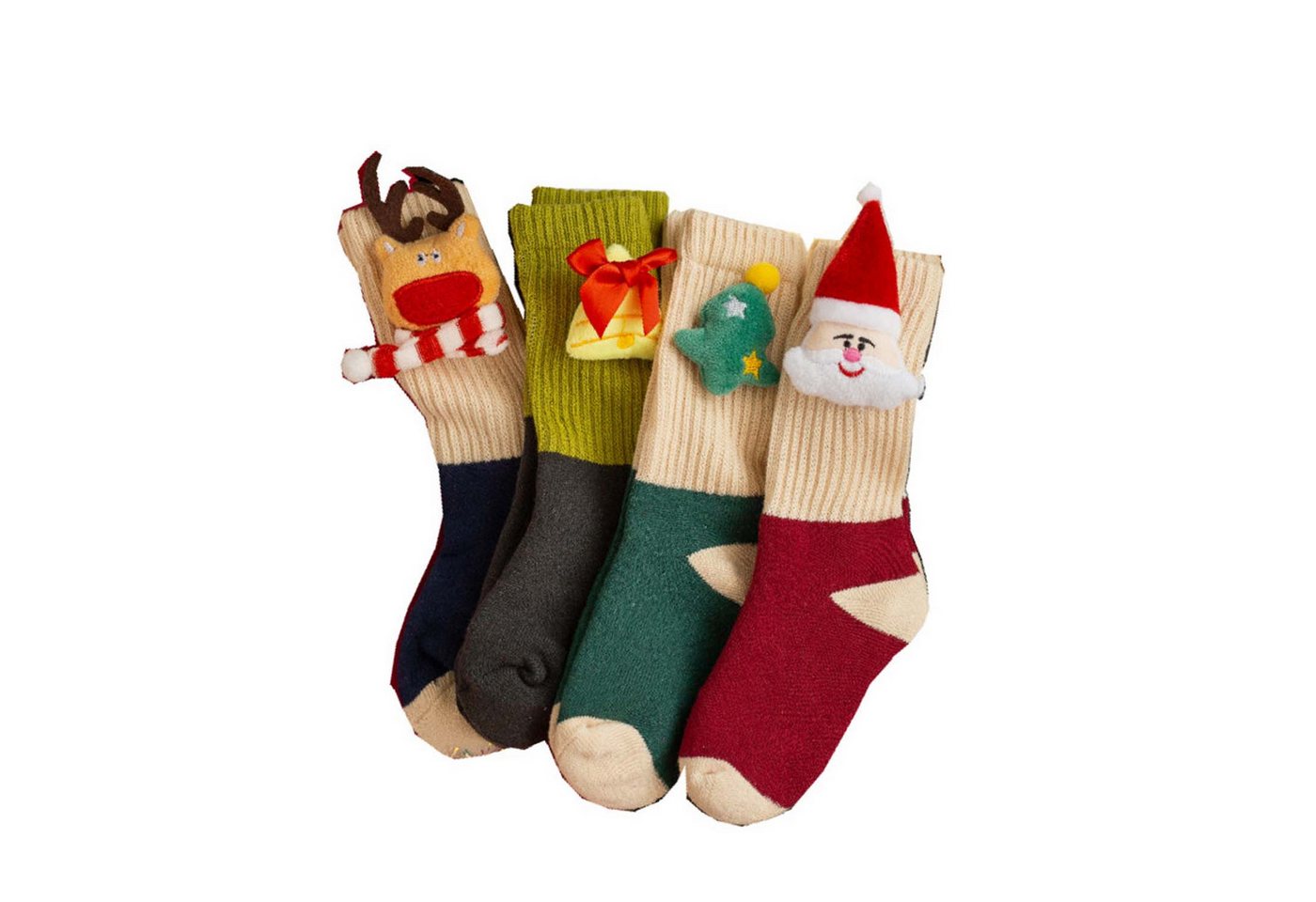 trends for living Freizeitsocken Kinder Socken, warme Wintersocken, Kurze dicker Socken für Neugeborene von trends for living