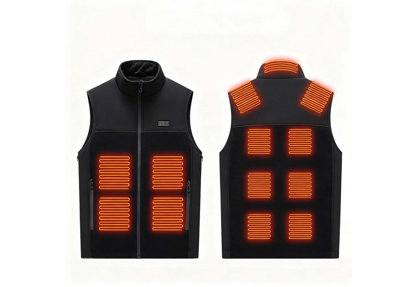 trends for living Funktionsweste Beheizbare Weste 13 Heizzonen 3 Einstellbare Wärmestufe Beheizte Weste Wasserdicht, warm, abriebfest, winddicht von trends for living