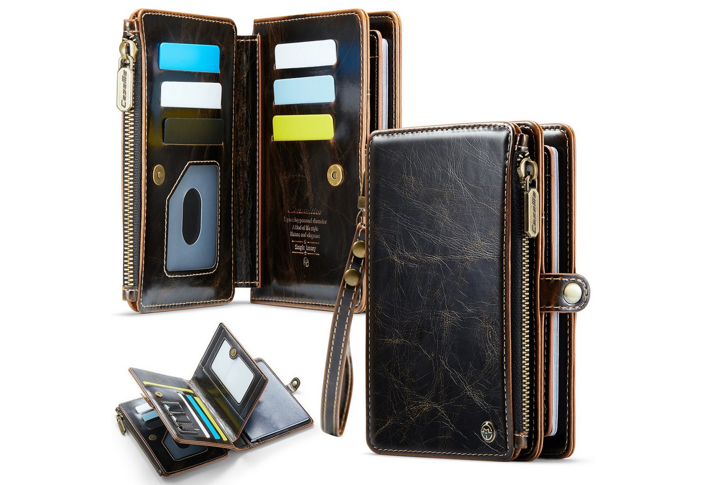 trends for living Geldbörse Wallet Zipper Kartenfach Rfid Schutz Geldbeutel Geldbörse Portmonee trends for living Geldbörse Wallet Zipper Kartenfach Rfid Schutz Geldbeutel Geldbörse Portmonee von trends for living