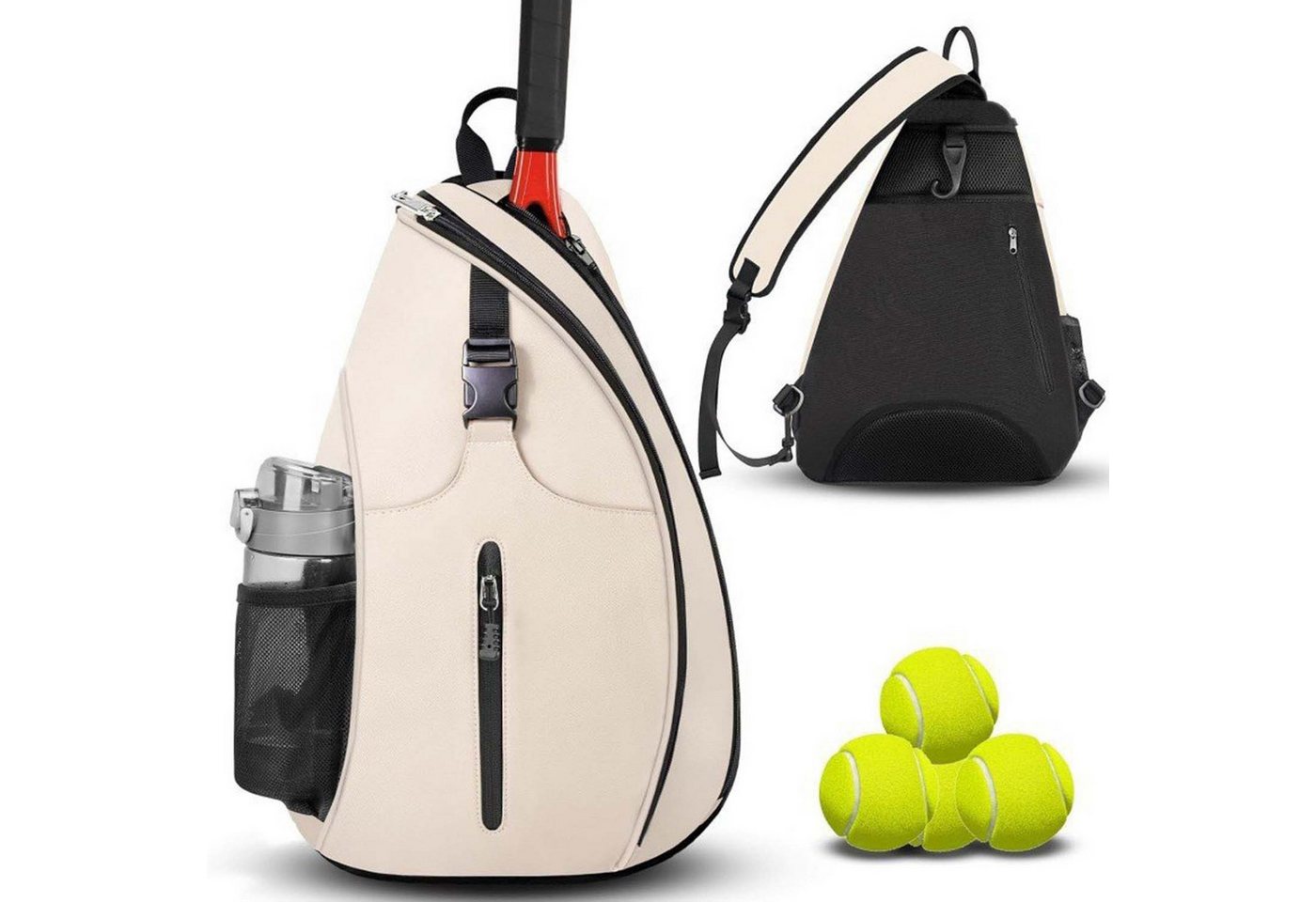 trends for living Sporttasche Badmintontasche, Schultertasche für Outdoor-Sporttraining, Tennistasche, Rucksack, Umhängetasche von trends for living