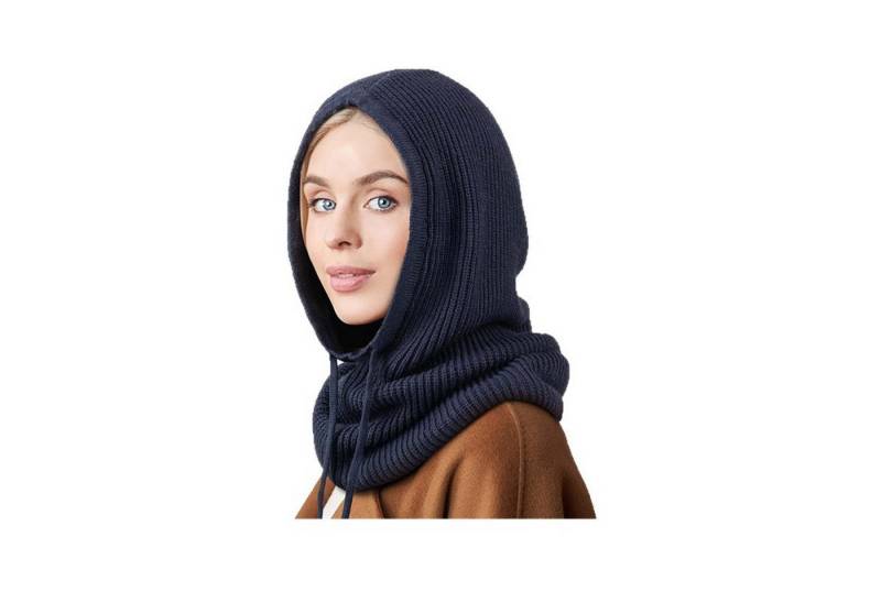 trends for living Strickmütze Gestrickter Damen-Nackenwärmer dick warm Herbst Winter zum Überziehen von trends for living