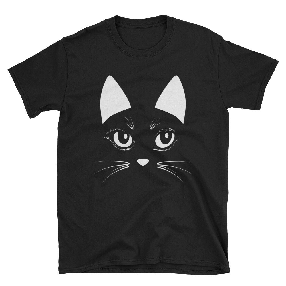 Katzengesicht T-Shirt, Katzenmama-Shirt, Haustier-Liebhaber-Shirt, Pelzmama-Shirt, Tierliebhaber-Shirt, Hipster-T-Shirt, Feline-Shirt von trendsyworld