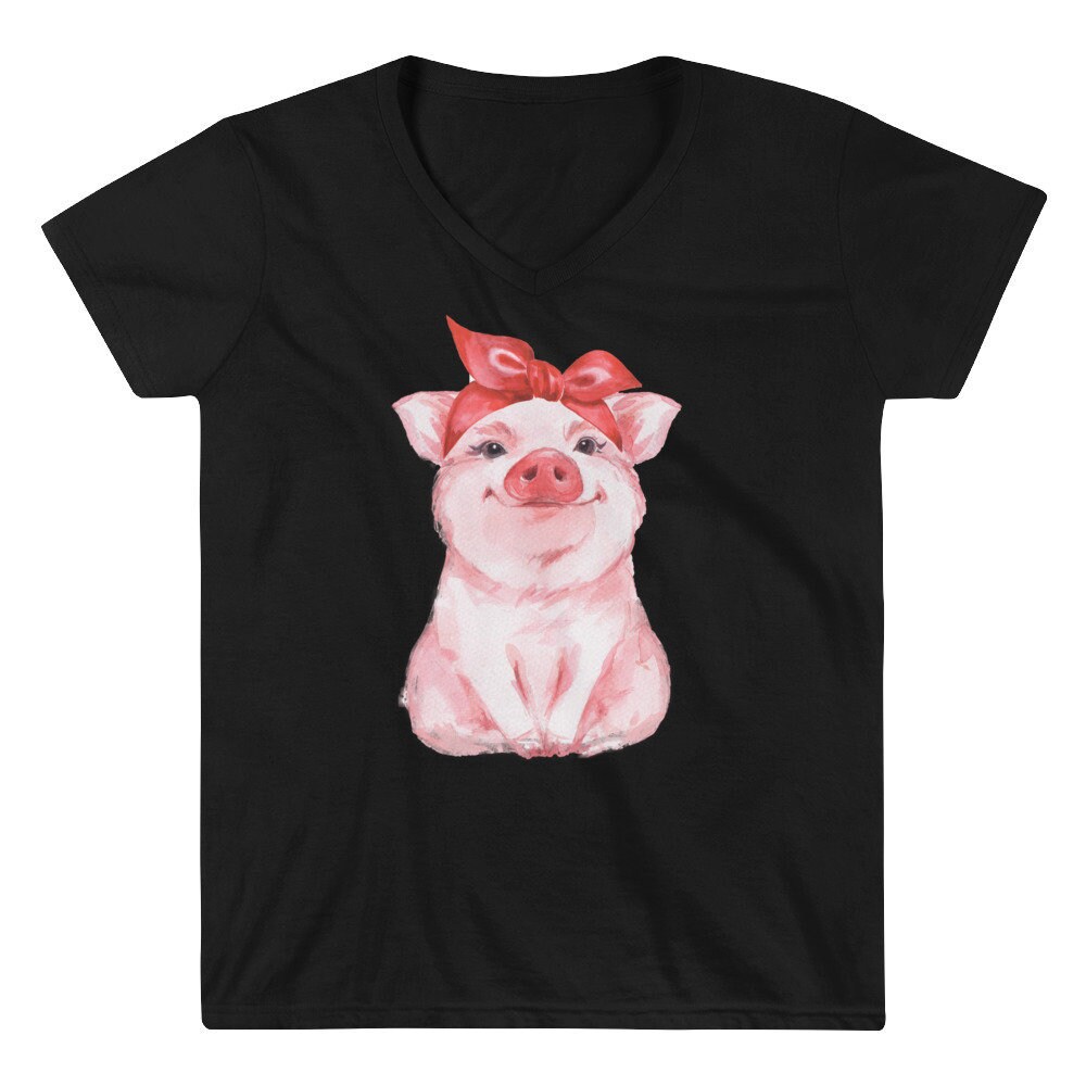 Süßes Schwein Shirt/V-Ausschnitt von trendsyworld
