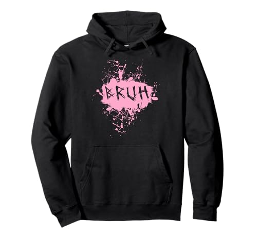 Bruh Lustiger Spruch Meme Bro Boy Mädchen Kinder Jugend Teenager Slang Pullover Hoodie von trendy Funny Sayings Bruh Meme Video Game co.