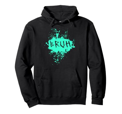 Bruh Lustiger Spruch Meme Bro Boy Mädchen Kinder Jugend Teenager Slang Pullover Hoodie von trendy Funny Sayings Bruh Meme Video Game co.