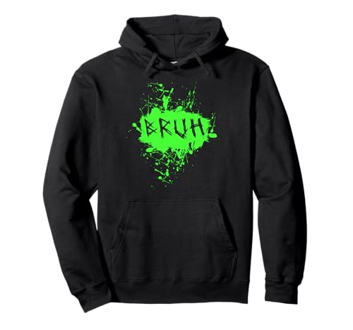 Bruh Lustiger Spruch Meme Bro Boy Mädchen Kinder Jugend Teenager Slang Pullover Hoodie von trendy Funny Sayings Bruh Meme Video Game co.