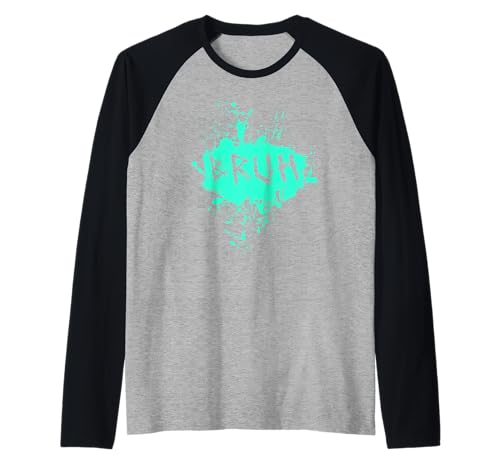 Bruh Lustiger Spruch Meme Bro Boy Mädchen Kinder Jugend Teenager Slang Raglan von trendy Funny Sayings Bruh Meme Video Game co.
