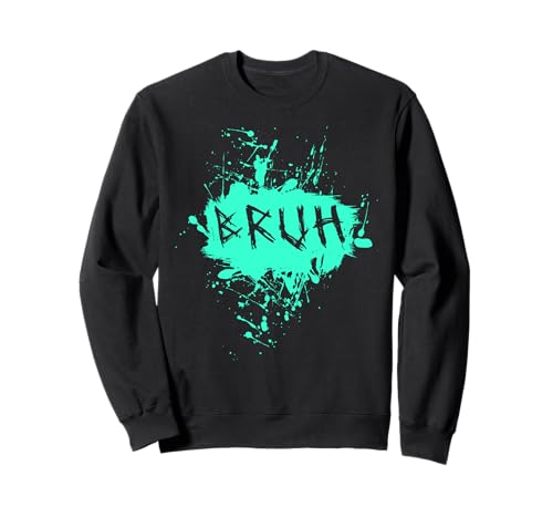 Bruh Lustiger Spruch Meme Bro Boy Mädchen Kinder Jugend Teenager Slang Sweatshirt von trendy Funny Sayings Bruh Meme Video Game co.