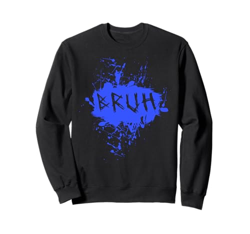 Bruh Lustiger Spruch Meme Bro Boy Mädchen Kinder Jugend Teenager Slang Sweatshirt von trendy Funny Sayings Bruh Meme Video Game co.