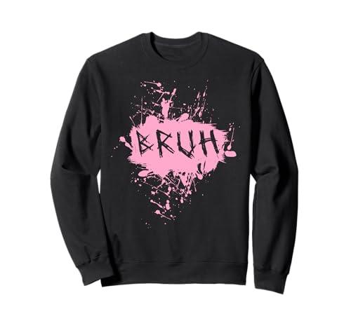 Bruh Lustiger Spruch Meme Bro Boy Mädchen Kinder Jugend Teenager Slang Sweatshirt von trendy Funny Sayings Bruh Meme Video Game co.