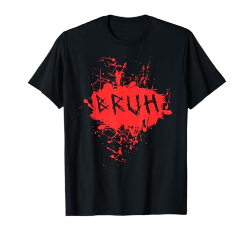 Bruh Lustiger Spruch Meme Bro Boy Mädchen Kinder Jugend Teenager Slang T-Shirt von trendy Funny Sayings Bruh Meme Video Game co.