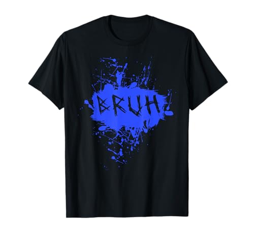 Bruh Lustiger Spruch Meme Bro Boy Mädchen Kinder Jugend Teenager Slang T-Shirt von trendy Funny Sayings Bruh Meme Video Game co.