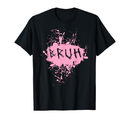 Bruh Lustiger Spruch Meme Bro Boy Mädchen Kinder Jugend Teenager Slang T-Shirt von trendy Funny Sayings Bruh Meme Video Game co.