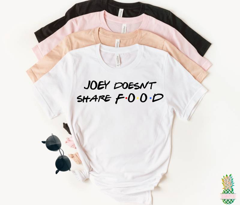 Joey Teilt Kein Essen Lustiges Friends Zitat Shirt Ist Ein Tolles Geschenk Für Den Fan von trendythreadsapparel