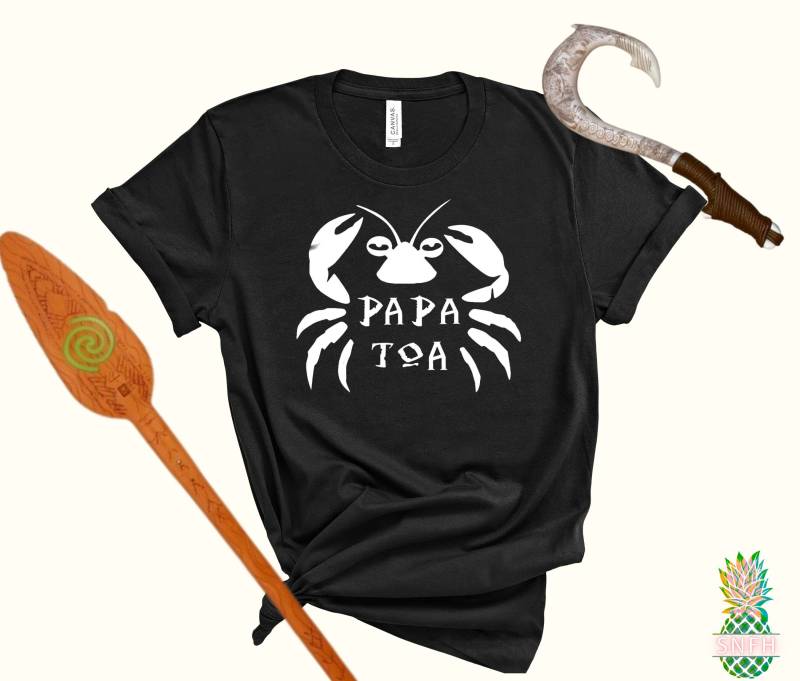 Papa Toa "Dieses Papa-Shirt Ist Ideal Als Vater-Geschenk Oder Für Eine "Vaiana" Geburtstagsparty" von trendythreadsapparel