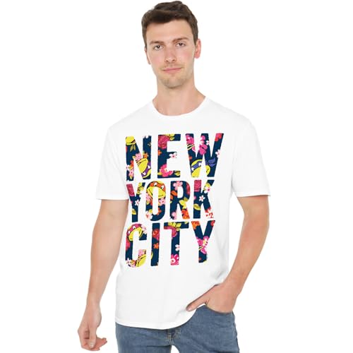 Trevco, inc. Unisex Teenage Mutant Ninja Turtles NYC Faces, White T-Shirt, weiß, L Trevco, inc. Unisex Teenage Mutant Ninja Turtles NYC Faces, White T-Shirt, weiß, L von trevco, inc.