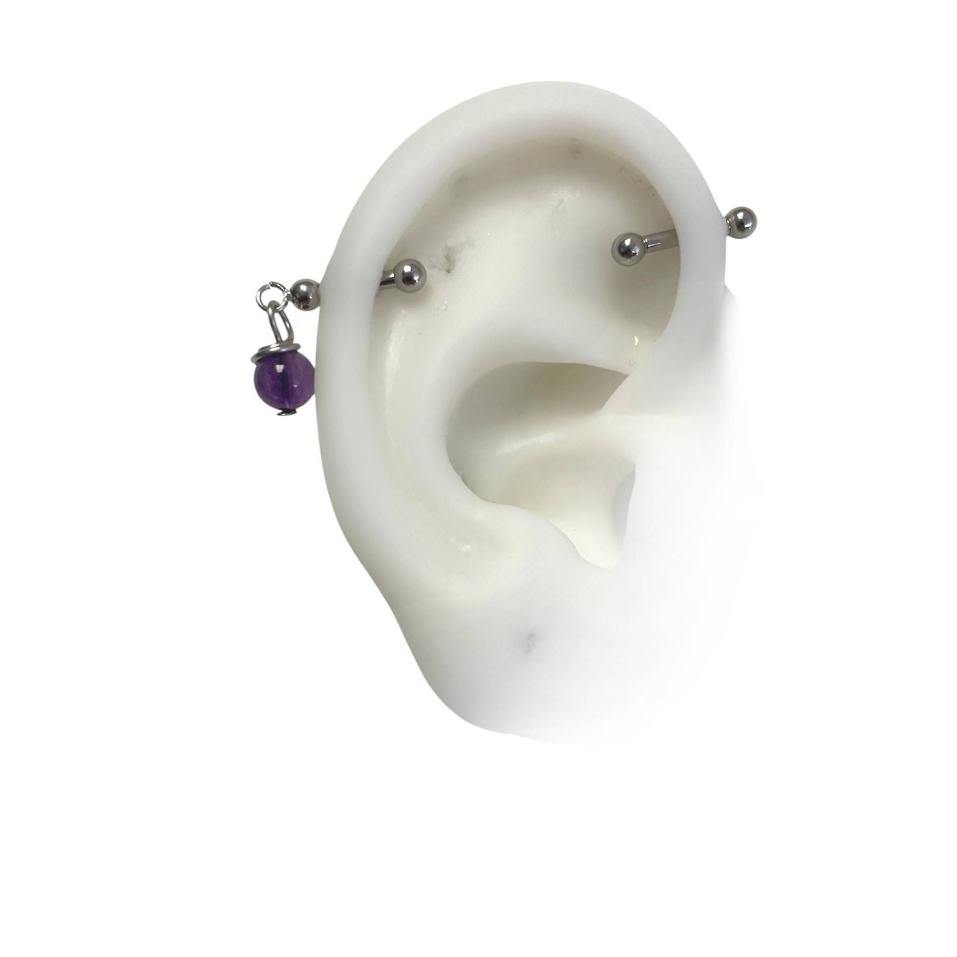 Bijoux-De-Piercing Industries Mit Pierre D'améthyste Bijoux-De-Piercing Industries Mit Pierre D'améthyste von triballook