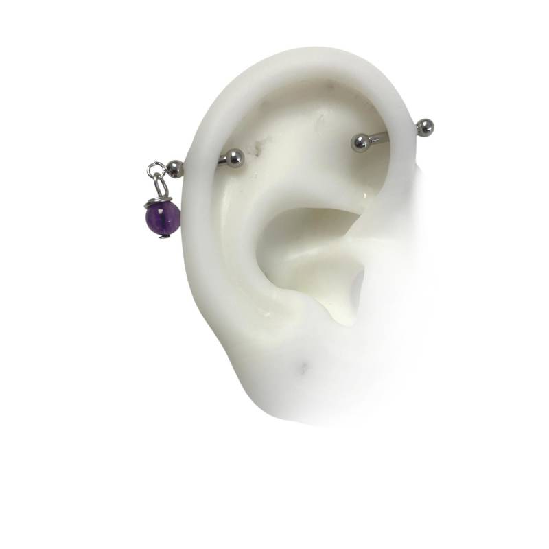 Bijoux-De-Piercing Industries Mit Pierre D'améthyste von triballook