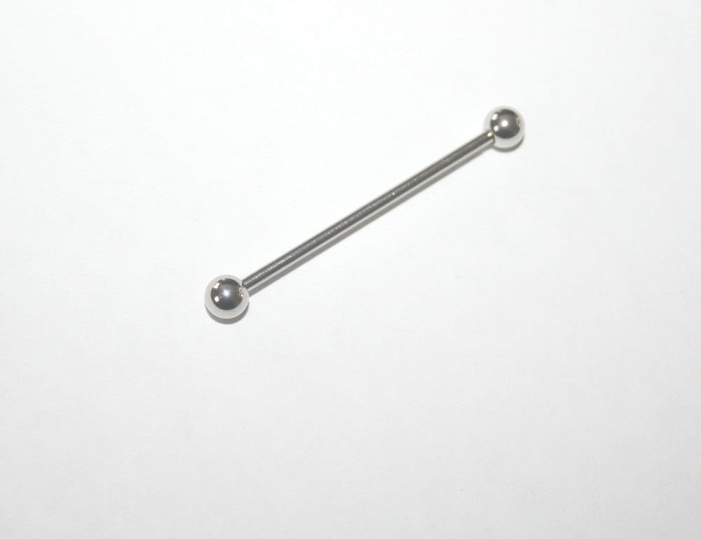 Industrial Barbell, Gold Oder Silber Ton, 14 16 Gauge Industrial Barbell, Gold Oder Silber Ton, 14 16 Gauge von triballook