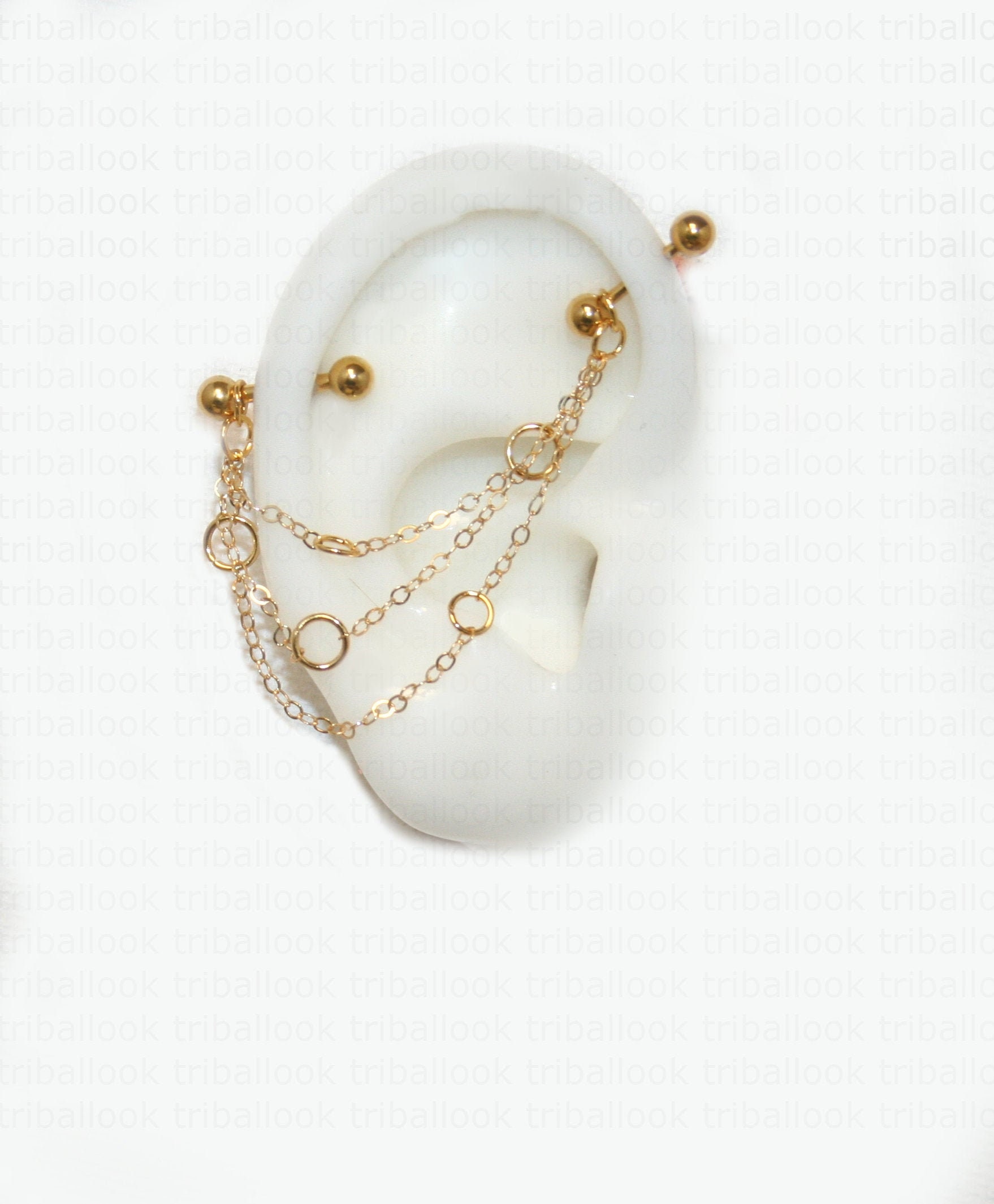 Industrieller Piercing-Schmuck, Schmuck, Industrielle Stabohrring, Piercingkette, | M21 Nl Industrieller Piercing-Schmuck, Schmuck, Industrielle Stabohrring, Piercingkette, | M21 Nl von triballook