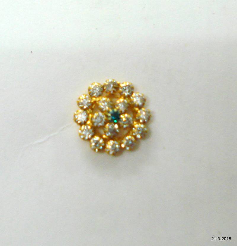 18Kt Gold Nase Stud Nosepin Ornament Handgefertigte Goldschmuck von tribalsilver99