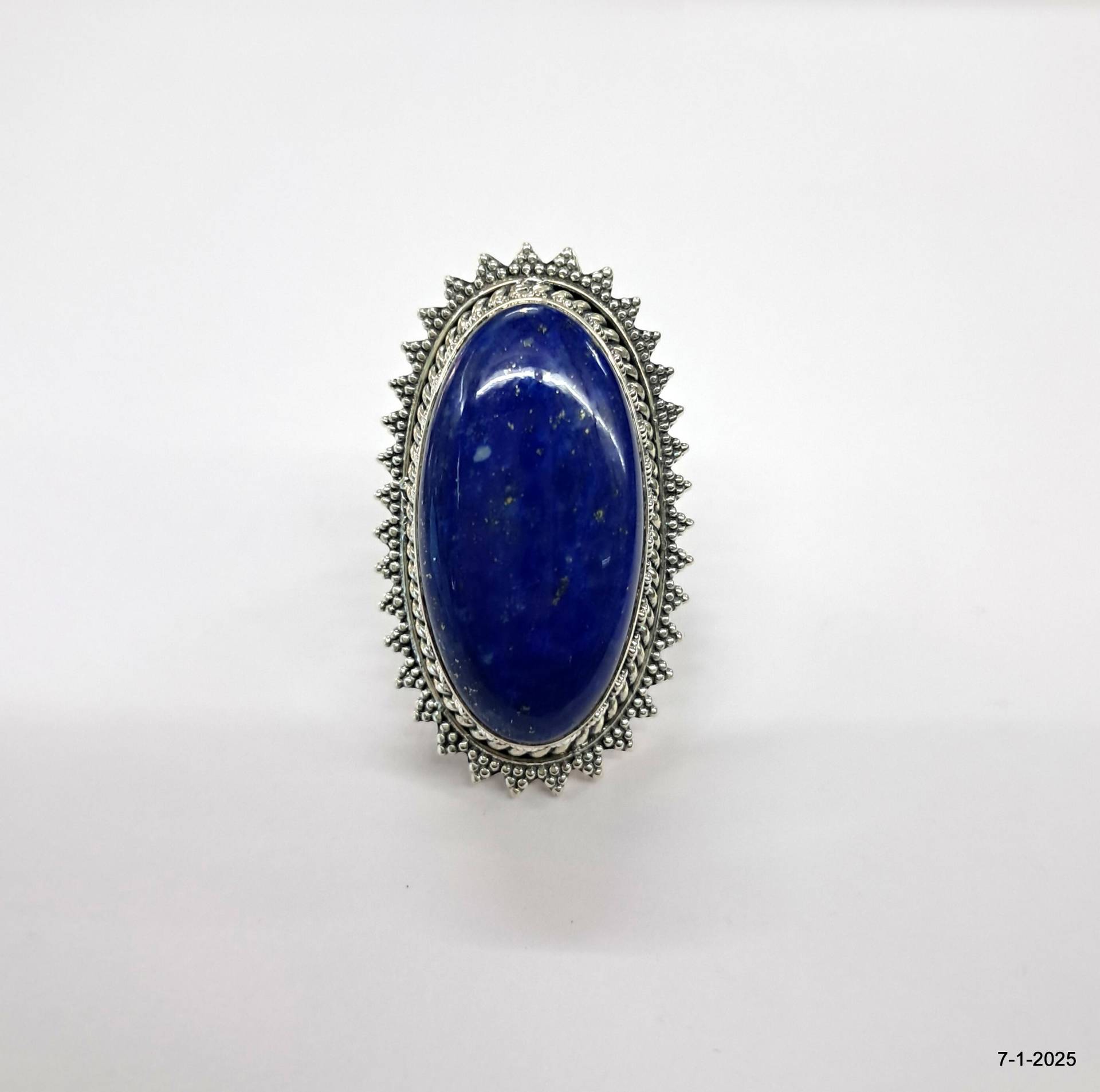 925Er Sterlingsilberring Große Ringe Cocktailringe Lapislazuli Steinsilberring von tribalsilver99