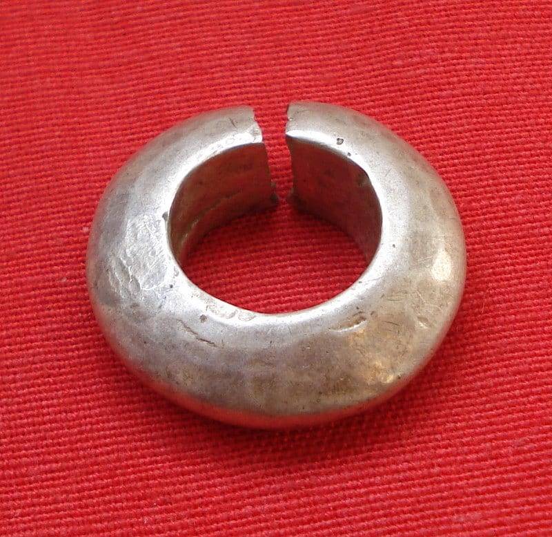 Alte Antike Sammlerstück Stammes-Alte Silberne Ring Anhänger Rajasthan Indien von tribalsilver99