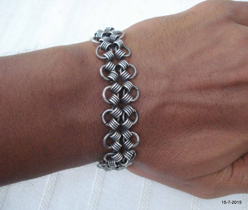 Alte Antike Stammes-Silber Armband Manschette Traditionellen Schmuck von tribalsilver99