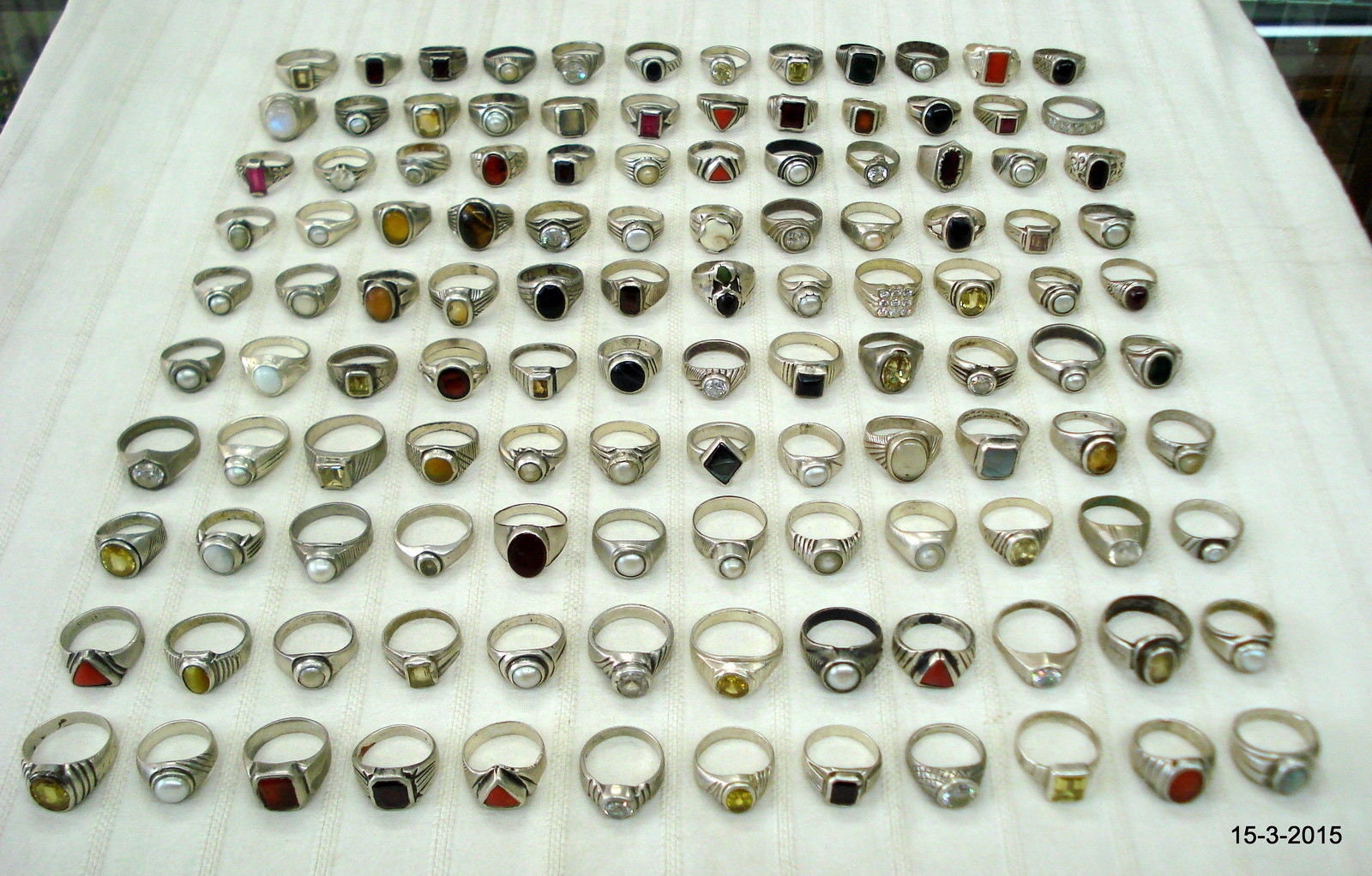 Antike Ringe 120Pc Vintage Antik Stammes Alte Silber Großhandel von tribalsilver99