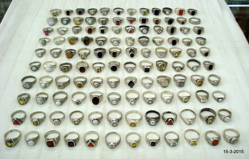 Antike Ringe 120Pc Vintage Antik Stammes Alte Silber Großhandel von tribalsilver99
