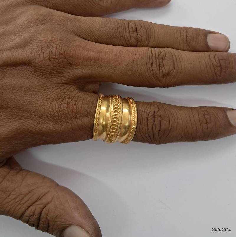 Ethno-Ring Verlobungsring 925 Sterlingsilber Vergoldet Und von tribalsilver99