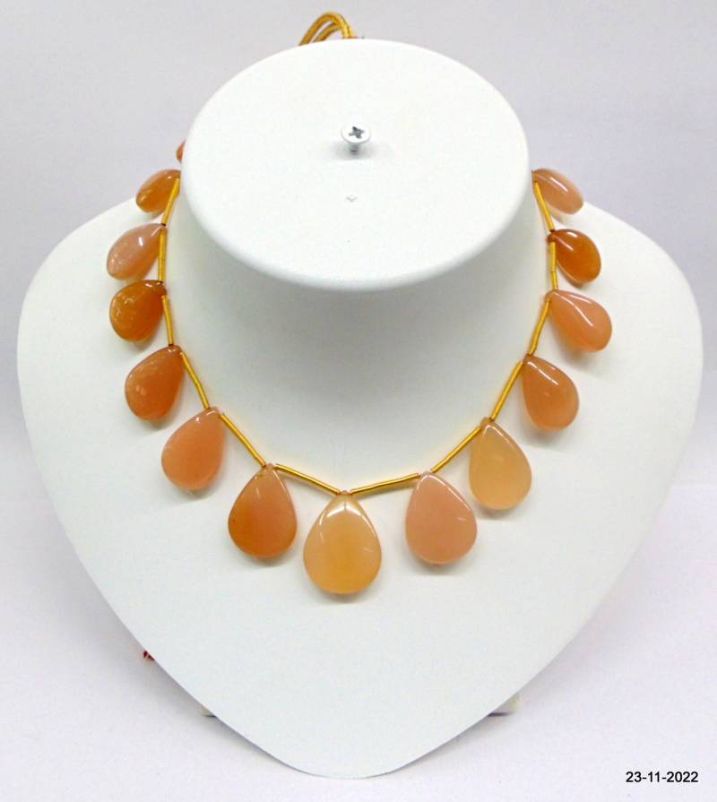 Quarz Edelstein Perlen Tropfen Halskette Party Tragen von tribalsilver99