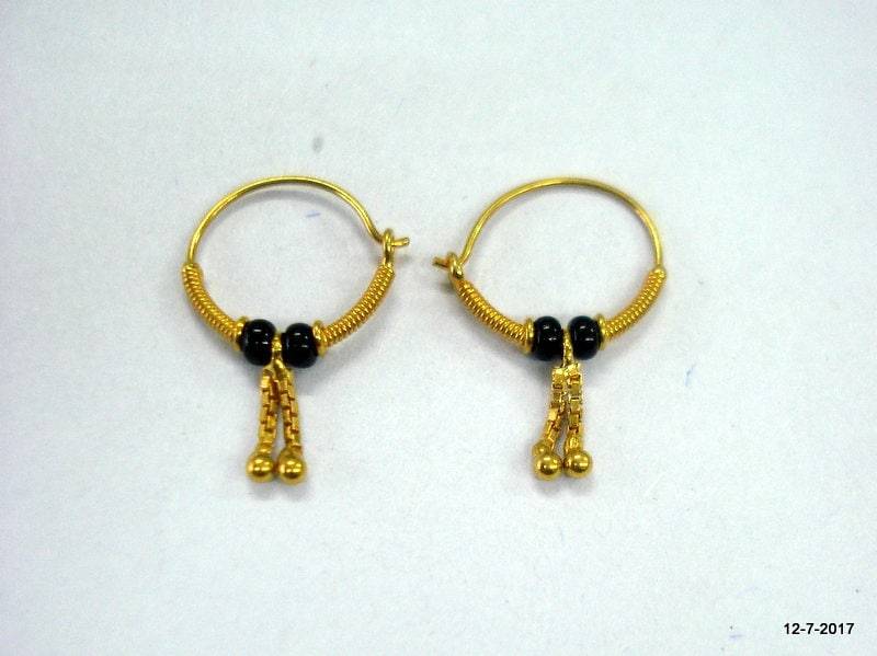 Traditionelle Design 18Kt Gold Ohrringe Oberohr Kindliche Piercing von tribalsilver99