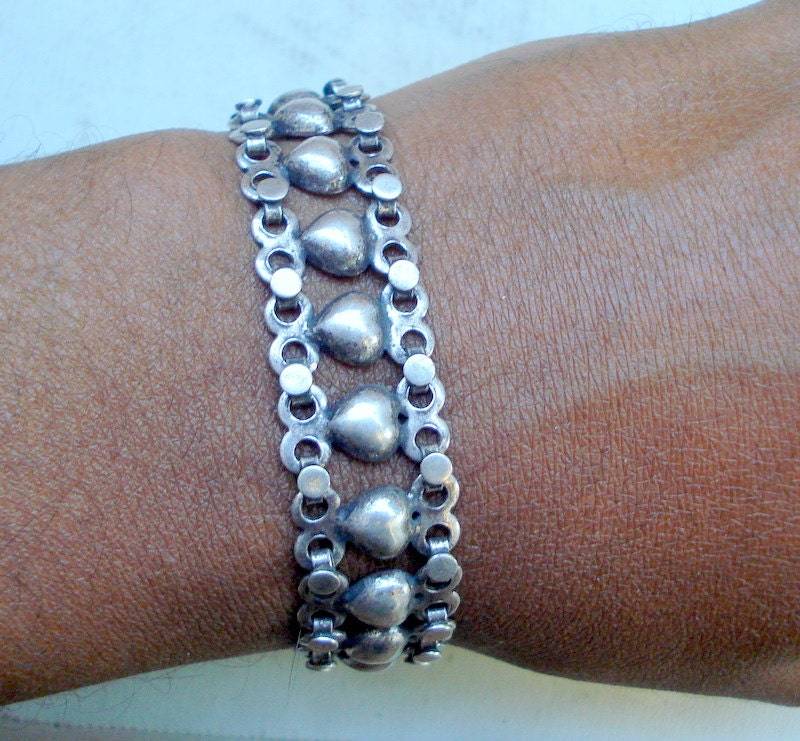 Traditionelles Design Silber Manschettenarmband Armreif Handgemachter Schmuck Rajasthan von tribalsilver99