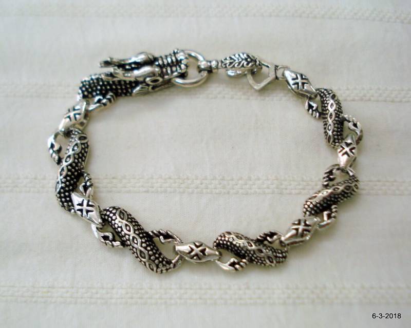 Traditionelles Design Sterling Silber Armband Armreif Manschette Handmade von tribalsilver99