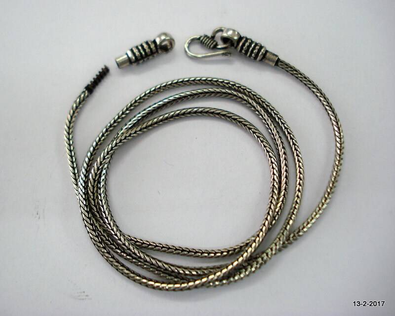 Traditionelles Design Sterling Silber Kette Halskette Handgemachte von tribalsilver99