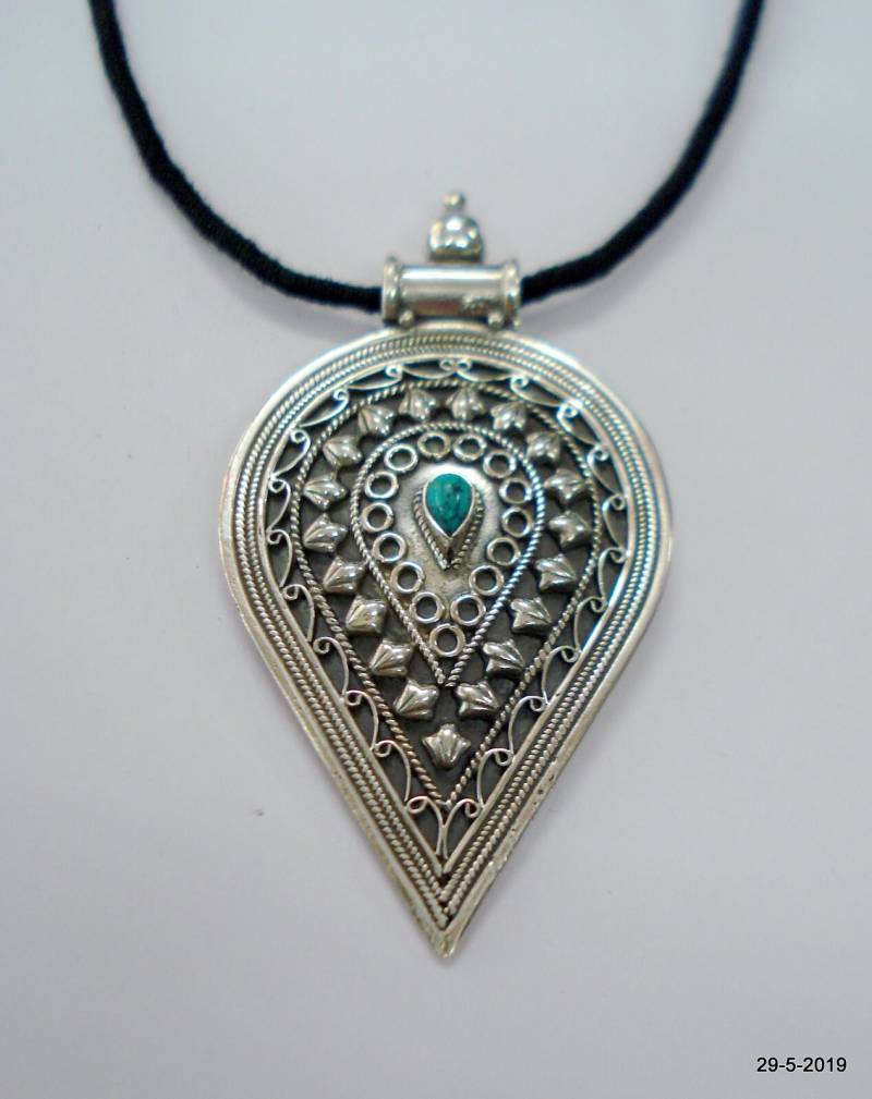 Traditionelles Design Sterling Silber Pendant Halskette Handgemachten Schmuck von tribalsilver99