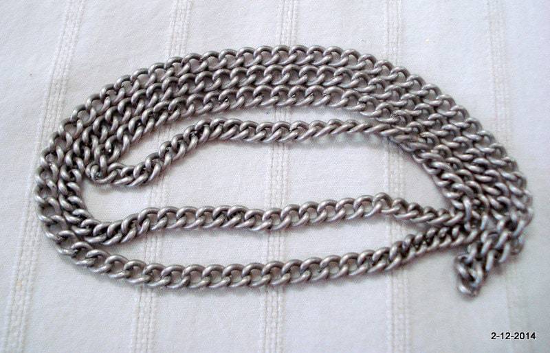 Vintage Antik Alte Stammes-Silber Kette Halskette Handgemachte Traditionelle Schmuck von tribalsilver99