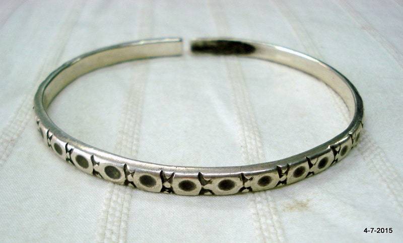 Vintage Antik Stammes-Alte Silber Fußkette Armband Armreif Armbinde von tribalsilver99