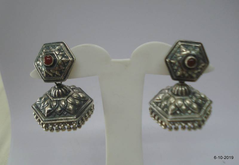 Vintage Ohrringe Sterling Silber Handgemachte Jumki Ohrstecker von tribalsilver99