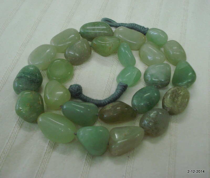 Vintage Quarz Edelstein Fiel Perlen Halskette India von tribalsilver99