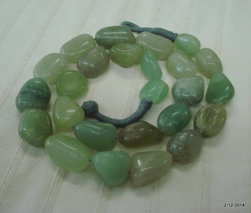 Vintage Quarz Edelstein Fiel Perlen Halskette India von tribalsilver99