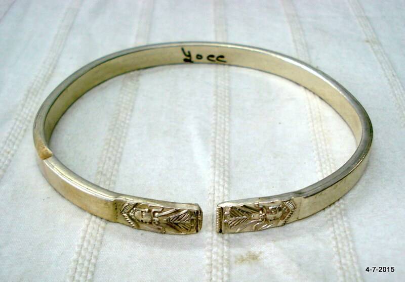 Vintage Stammes-Alte Silber Fußkette Armband Armreif Armbinde Antik von tribalsilver99